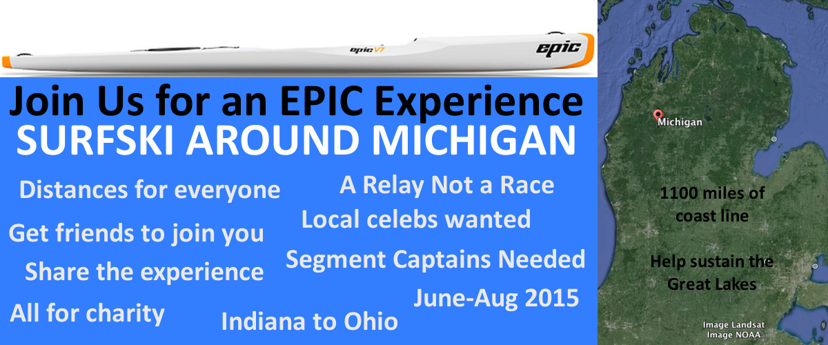 Join Us for an EPIC Experience:   Paddle Relay Around Lower Michigan