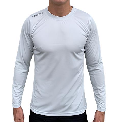 Long Sleeve Relaxed Fit UV Tee – Light Grey – Unisex
